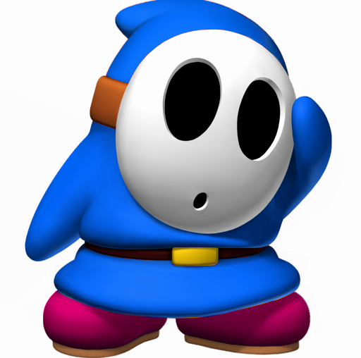 Clip Arts Related To - Shy Guy Mario (512x508)