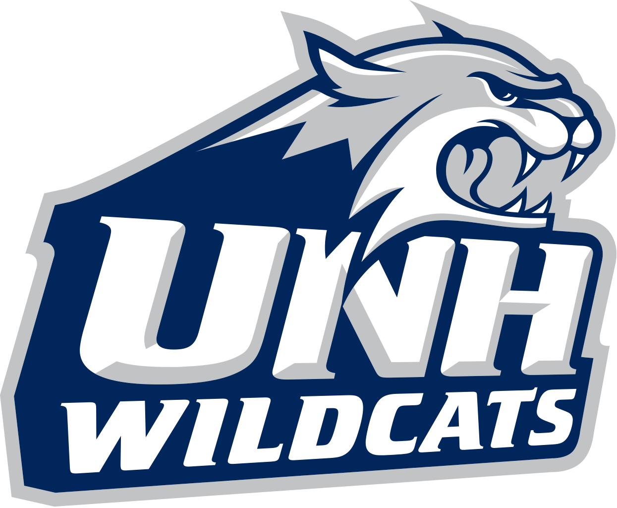 Wildcat Svg New Hampshire Banner Royalty Free Stock - University Of New Hampshire Wildcats Logo (1245x1024)