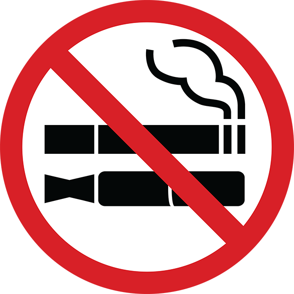 Executive Order B 2018 011 Amending Executive Order - No Smoking Vector (600x600)