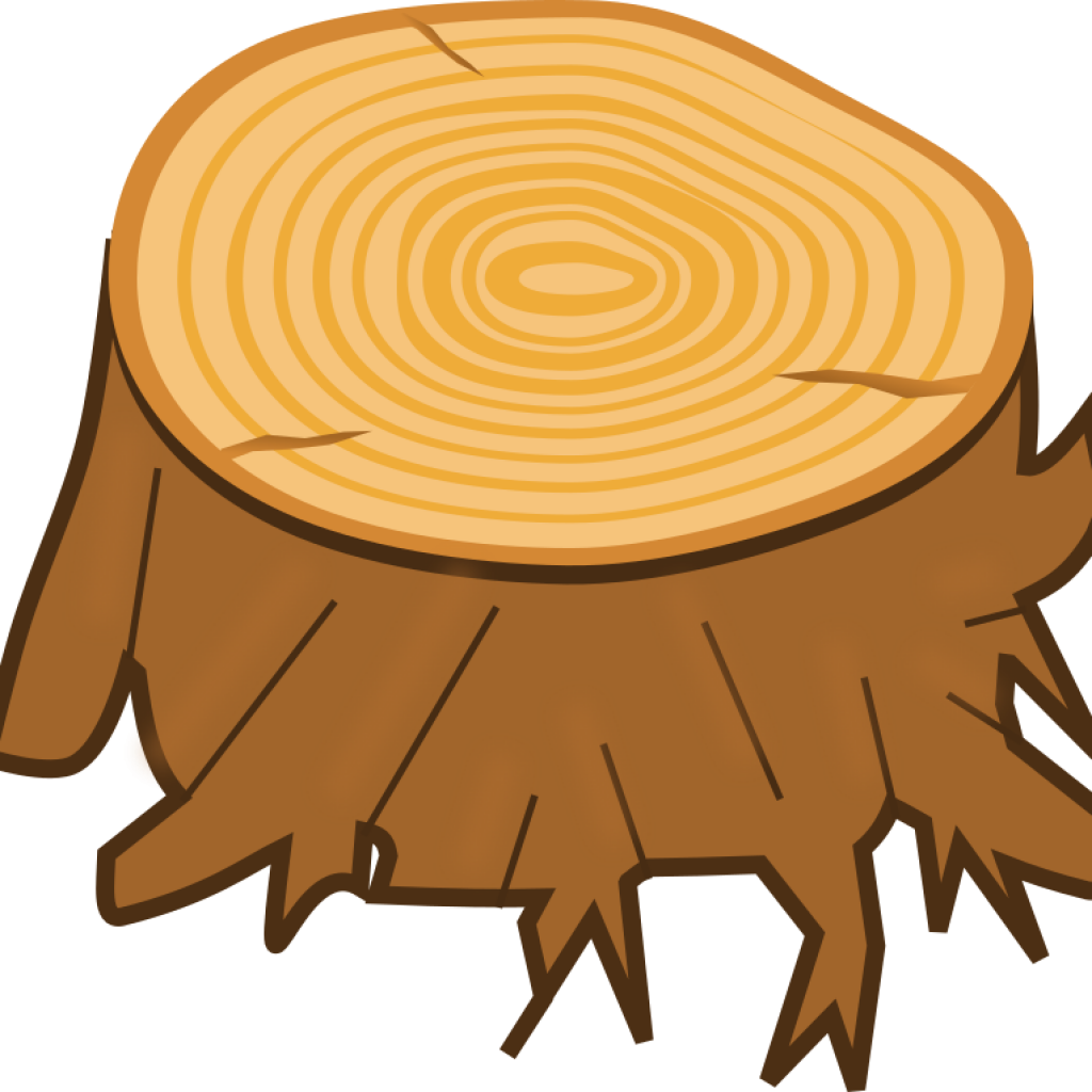 Wood Log Clipart Go Back Gallery For Wood Log Clip - Tree Stump Clip Art (1024x1024)