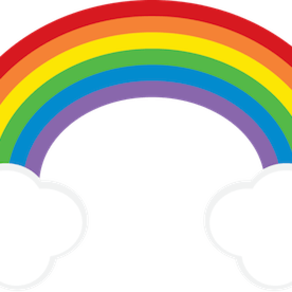 Rainbow Images Clip Art Rainbow Cloud Clipart Freebie - Clip Art (1024x1024)