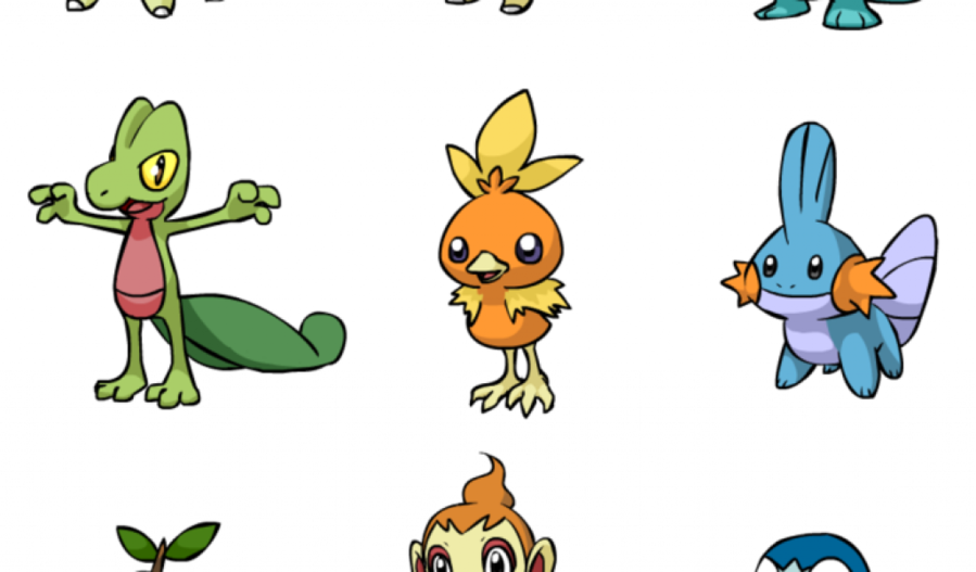 Oshawott Evolution Clipart Pokémon Emerald Pokémon - Pokemon First Gen Starter Evolution Chart (899x527)