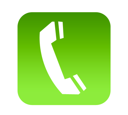 Phone Disability Resources - Phone Icon Png Green (445x403)