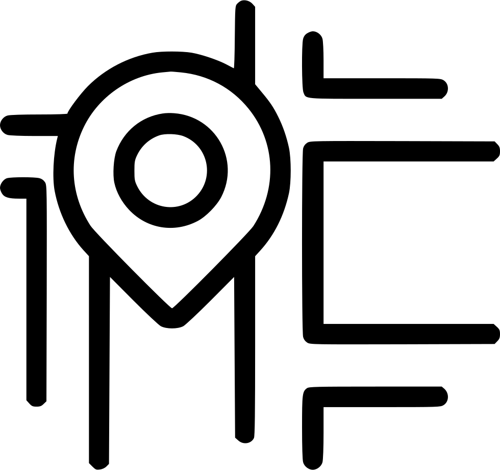 Gps Direction Navigator Navigate Road Street Pin Marker - Icon (980x920)