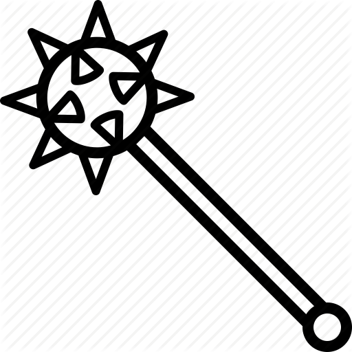 Drawn Weapon Mace - Payments Canada (512x512)