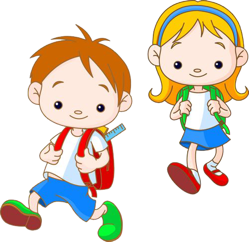 At Our Kids World We Aim To - Student Go To School Clipart (500x486)