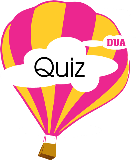 Orange Rocket Spacship Dua Quiz Hadith Quiz - Health Tips (603x583)