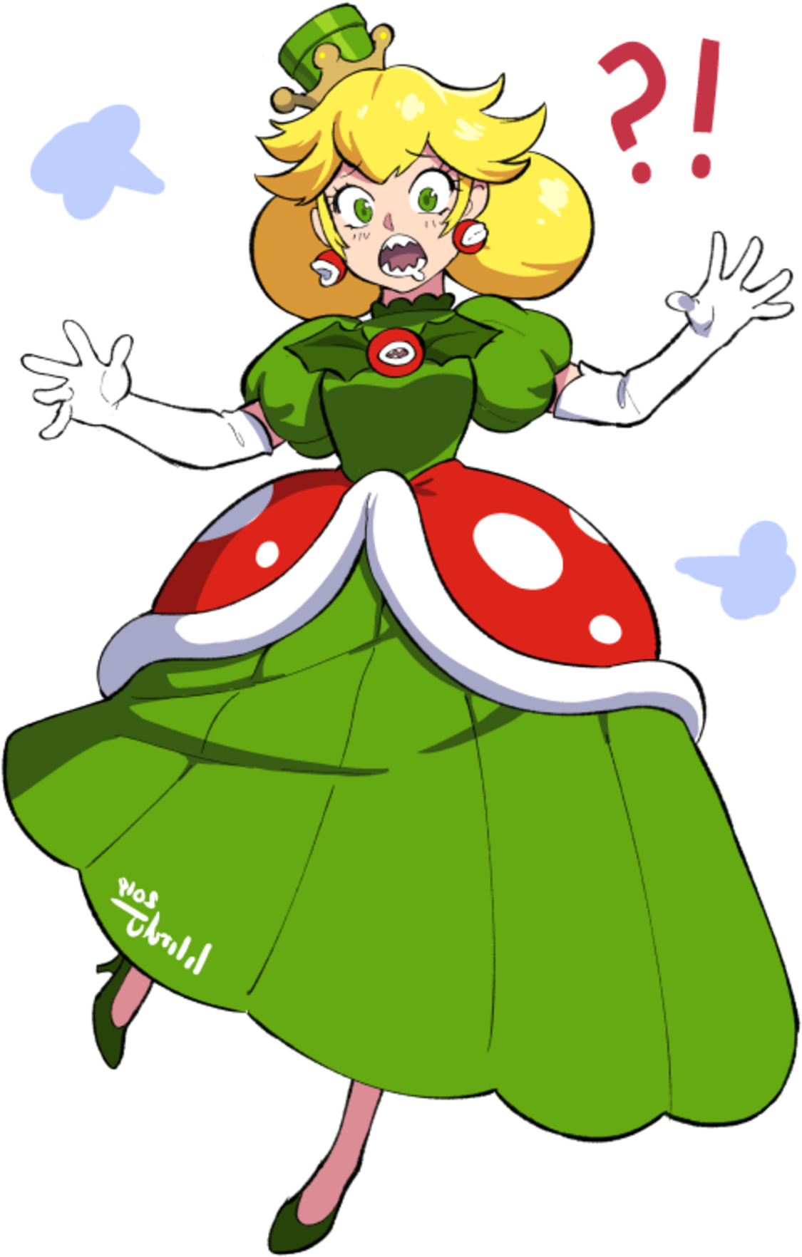 Piranha Plant Super Crown (1200x1805)