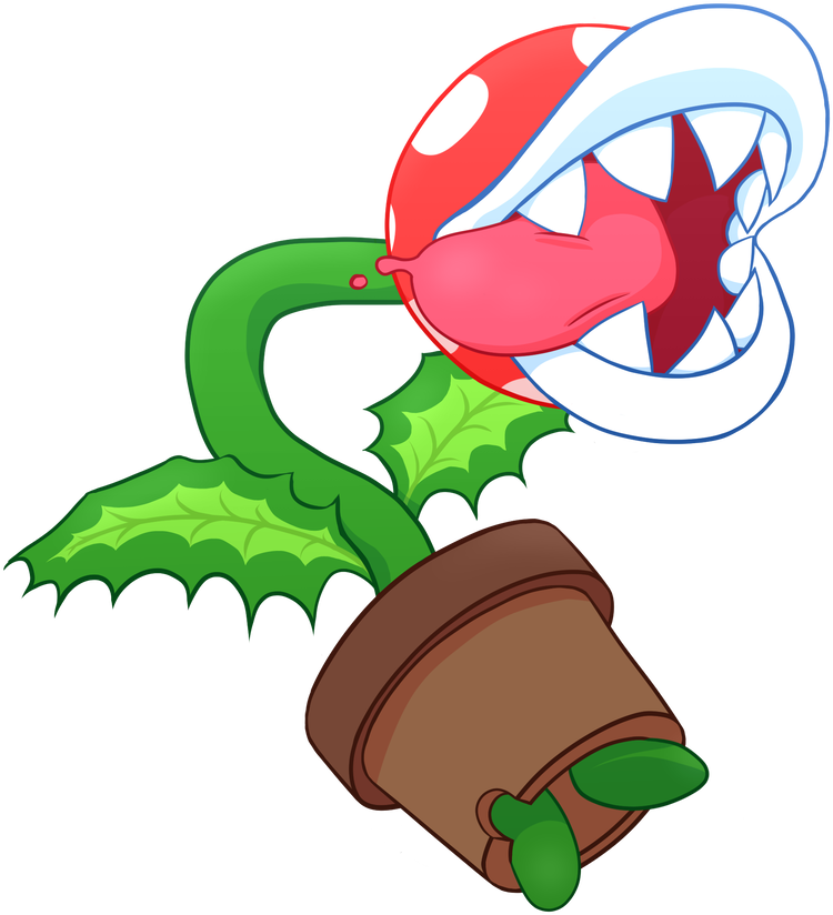 Piranha Plant By Soyothenerd - Illustration (894x894)