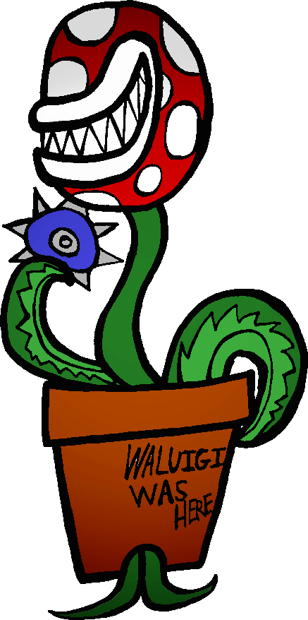 Piranha Plant By Megatoon1234 - Digital Art (437x878)