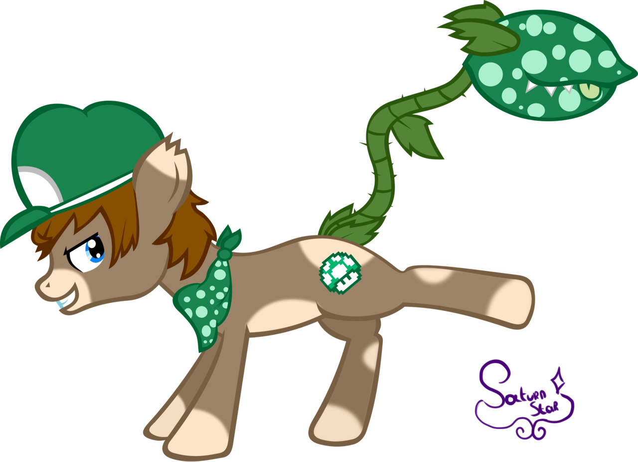 Saturnstar14, Augmented Tail, Luigi, Oc, Oc Only, Oc - Piranha Plant (1280x926)