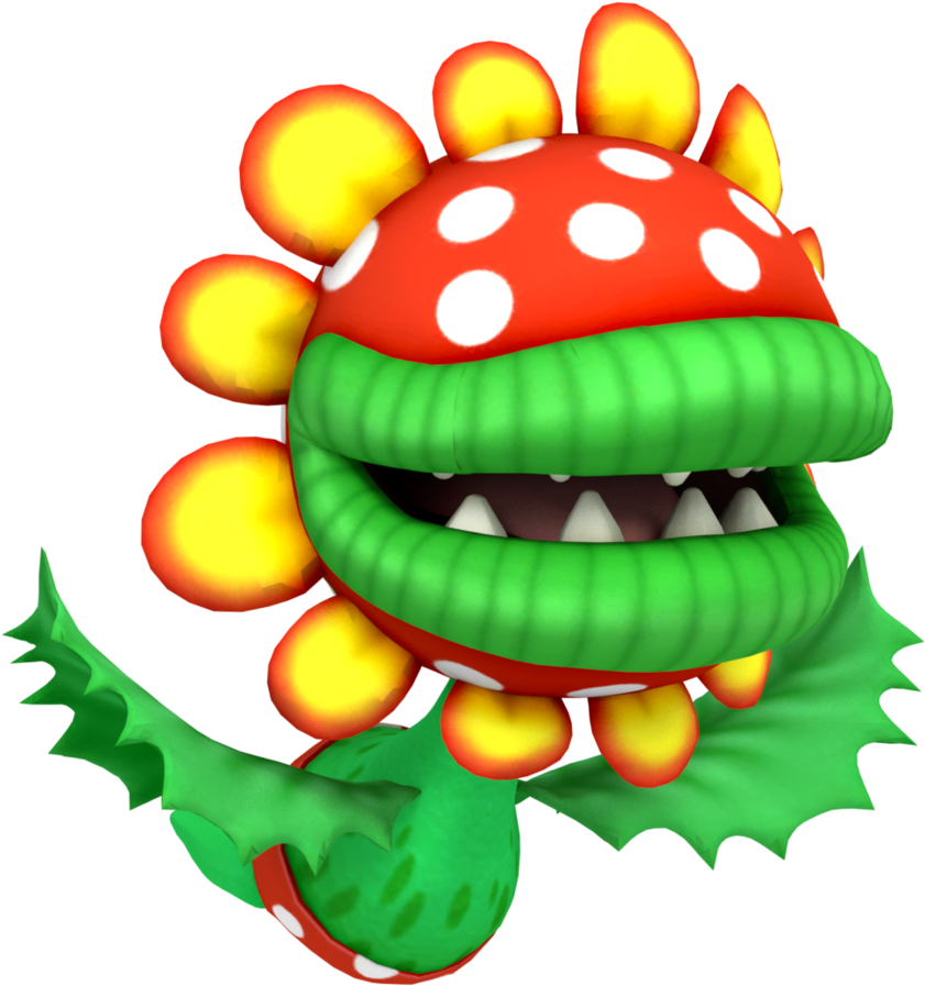 573kib, 855x935, Petey Piranha Flying To Final Destination - Gamecube Nintendo Petey Piranha (855x935)