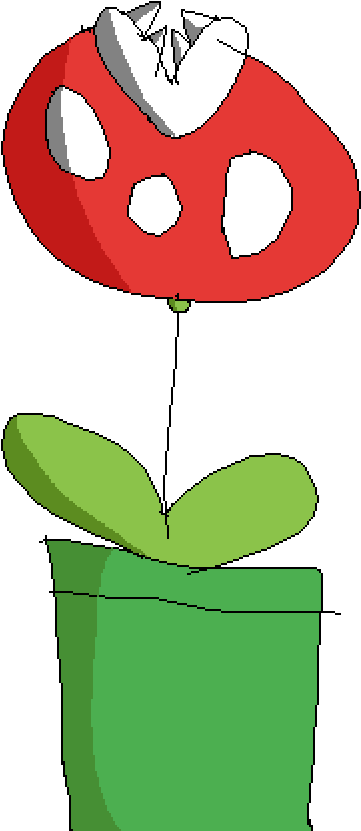 Piranha Plant By Theadootedone - Piranha Plant (1000x1000)