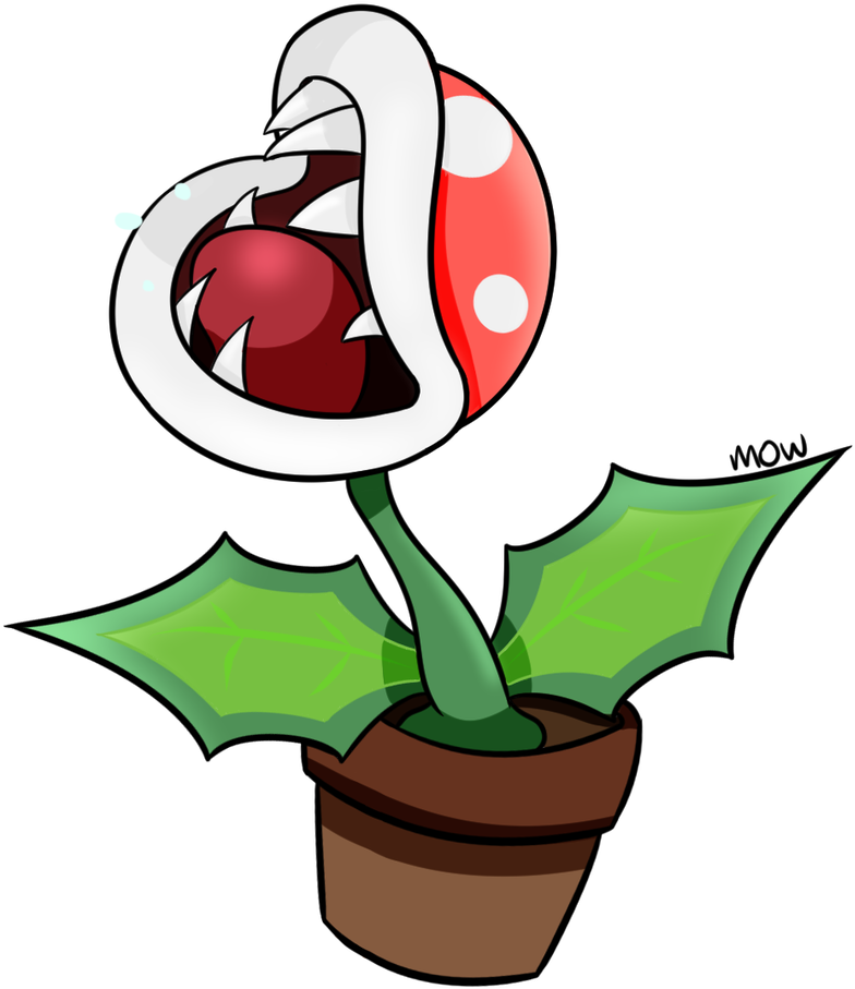 Piranha Plant By Blewpe - Digital Art (820x975)