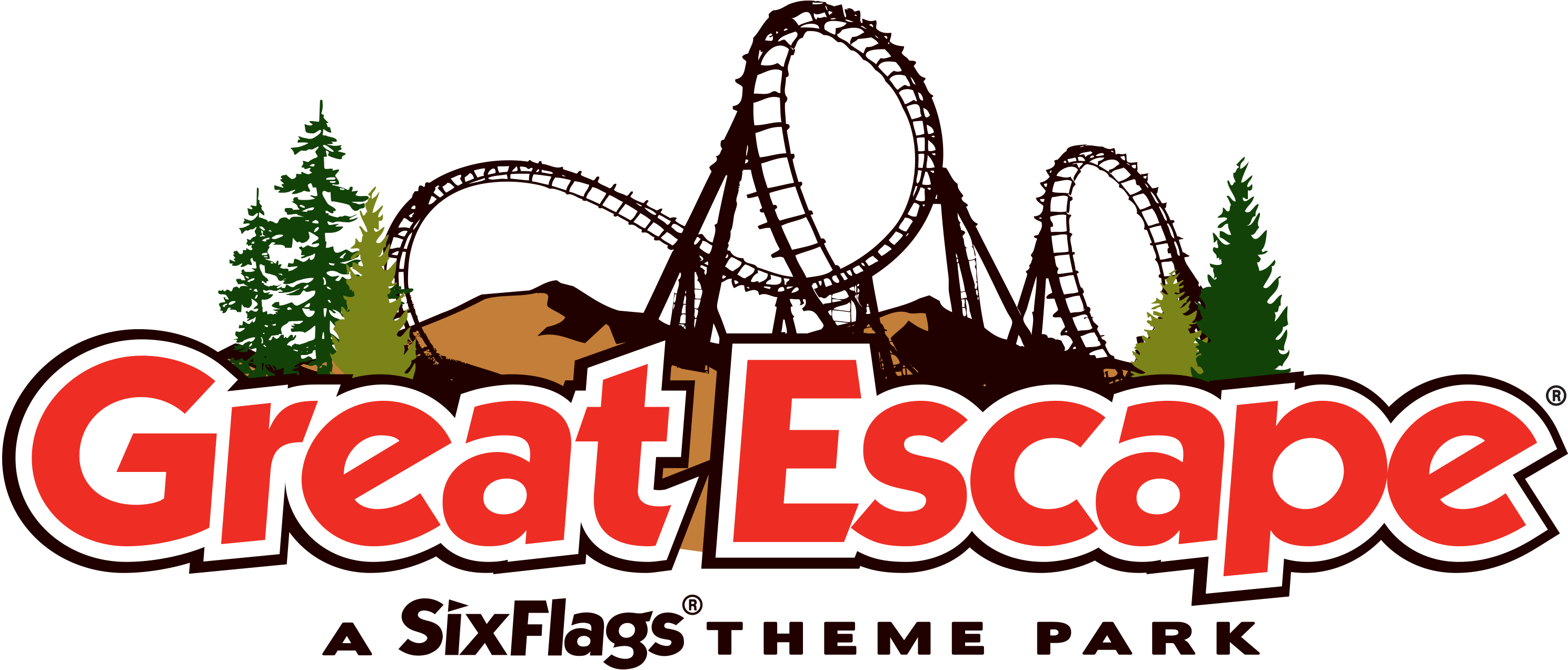 Program Sponsors - Six Flags Great Escape Logo (2978x1272)