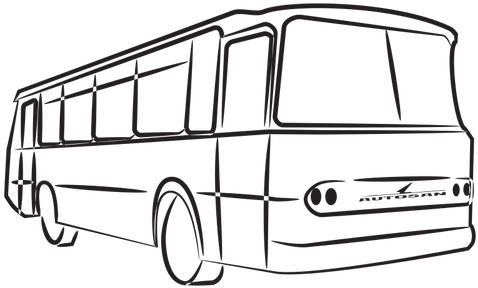 Clipart Bus Bus Sketch Public Domain Vectors - Transportation Clipart Black And White Bus (500x353)