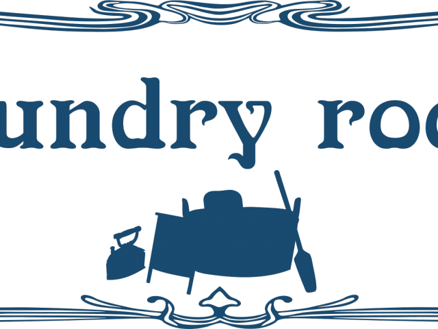 Shop Clipart Laundry - Laundry Room Is Closed (640x480)