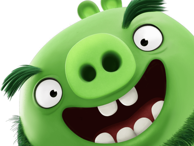 Lying Down Clipart Bomb - Angry Birds Movie Green Pig (640x480)
