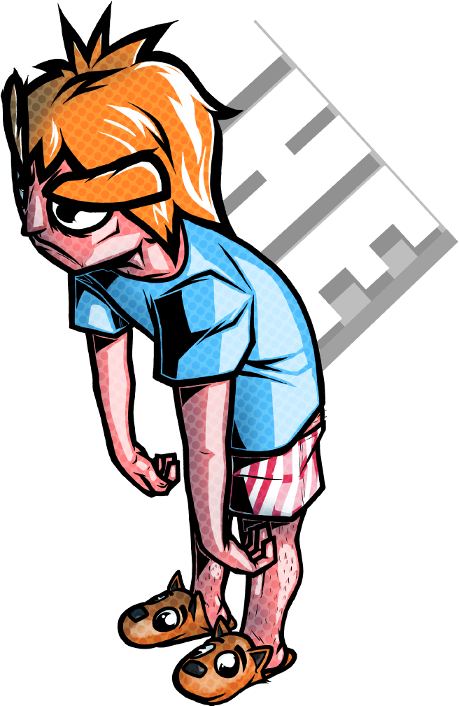 Enthusiasm Is My Middle Name - Drawing (700x1035)