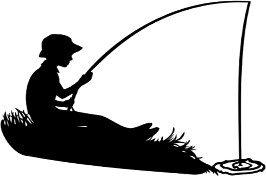 Image03 - Silhouette Fishing Clipart Png (920x720)