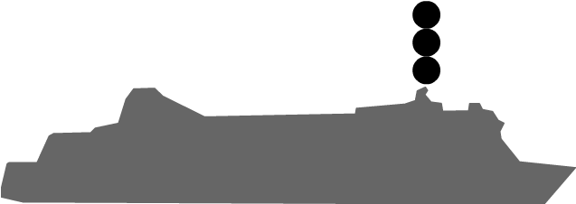 Vessel Aground - Silhouette (1000x700)