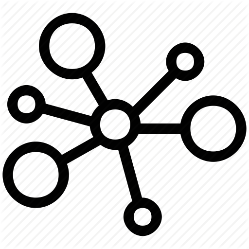 Network Symbol - Connection Icon (512x512)