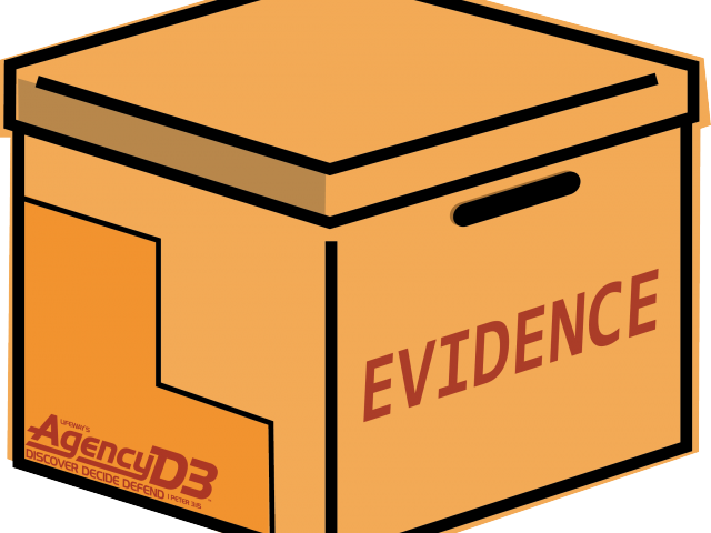 Move Clipart Storage Box - Clip Art Evidence Box (640x480)