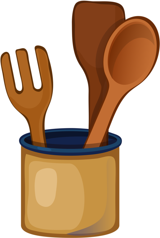 Cookbook Clipart Cookbook Clipart Wooden Spoon Cookbook - Wood Spoon Clipart (611x800)