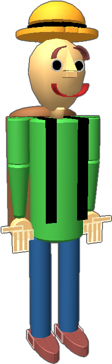 He's From Baldi's Field Trip Demo Gameplay Sorry About - Cartoon (768x768)