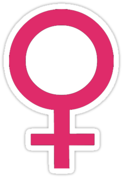 The Female Gender Symbol - Male & Female Symbols (375x360)