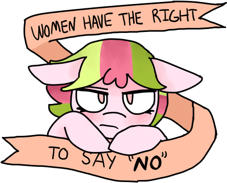 I Really Wanted To Make Positive/feminist Ponies- So - Cartoon (500x500)