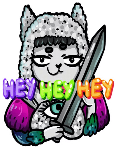 “feminist Cats” Stickers Set For Telegram - Feminism (512x512)