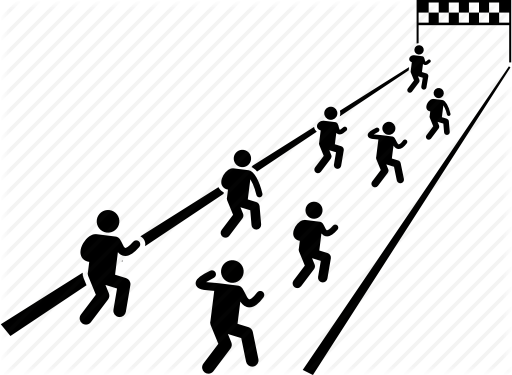 Finish Line Png - Running To The Finish Line (512x375)