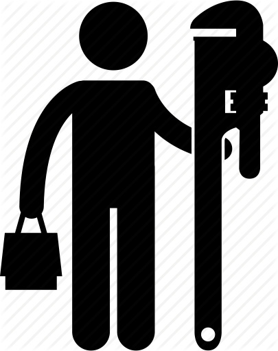 Handyman Icon Clipart Handyman Plumbing Home Repair - Plumbing (405x512)