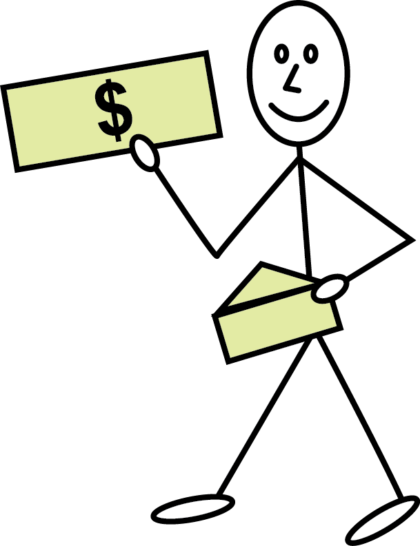 Accountant Clipart Bonus Money - Its Bonus Time (609x793)