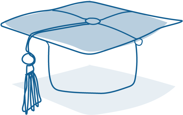 An Illustration Of A Graduation Cap - Student (900x601)