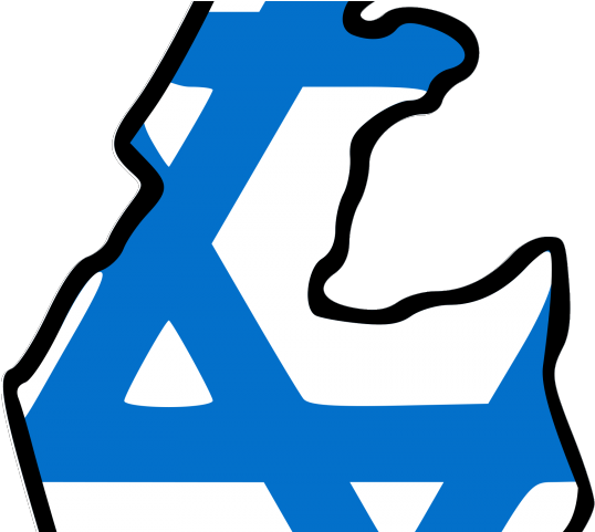 Map Clipart Israel - Israel Flag Map (640x480)