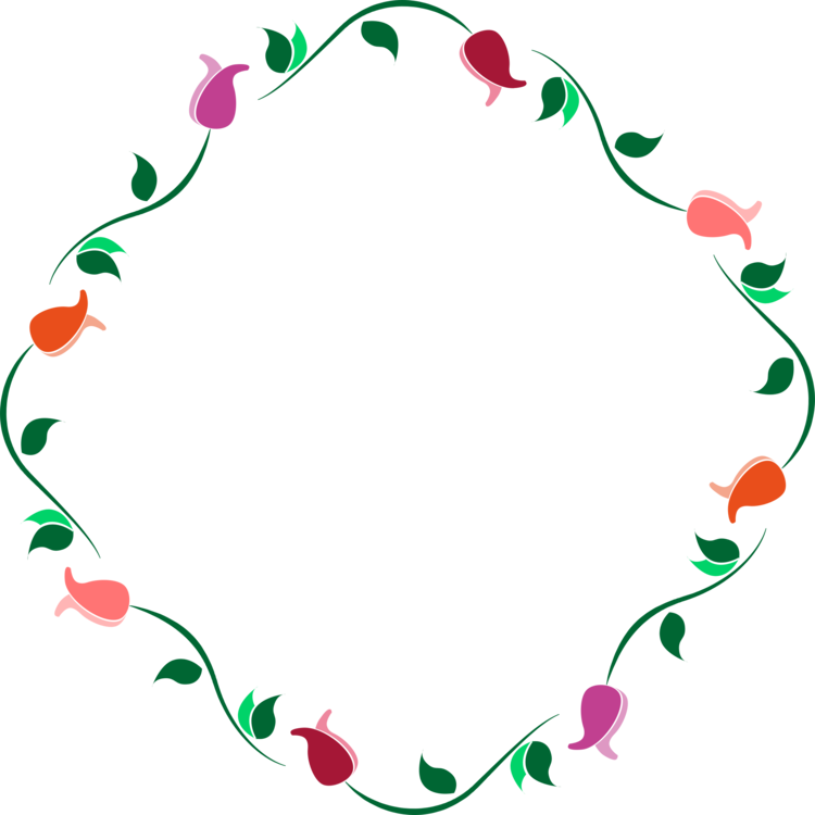 All Photo Png Clipart - Flowery Frames (750x750)