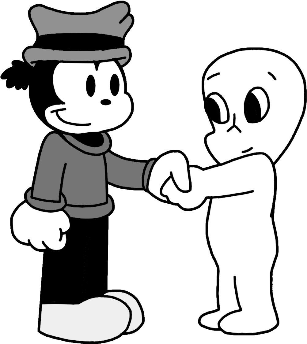 Hands Shaking Drawing At Getdrawings Com Free - Cartoon (1600x1600)