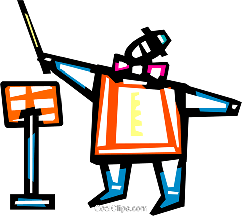 Conductor Leading Orchestra Royalty Free Vector Clip - Conductor Leading Orchestra Royalty Free Vector Clip (480x429)