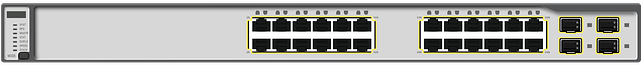 Network Switch Icon And Featured Illustration - Desenho Switch (640x320)