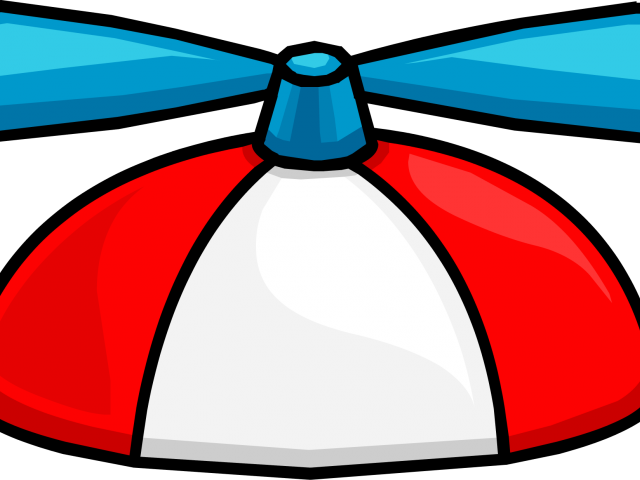 Helicopter Clipart Helicopter Hat - Gorra Con Helice (640x480)
