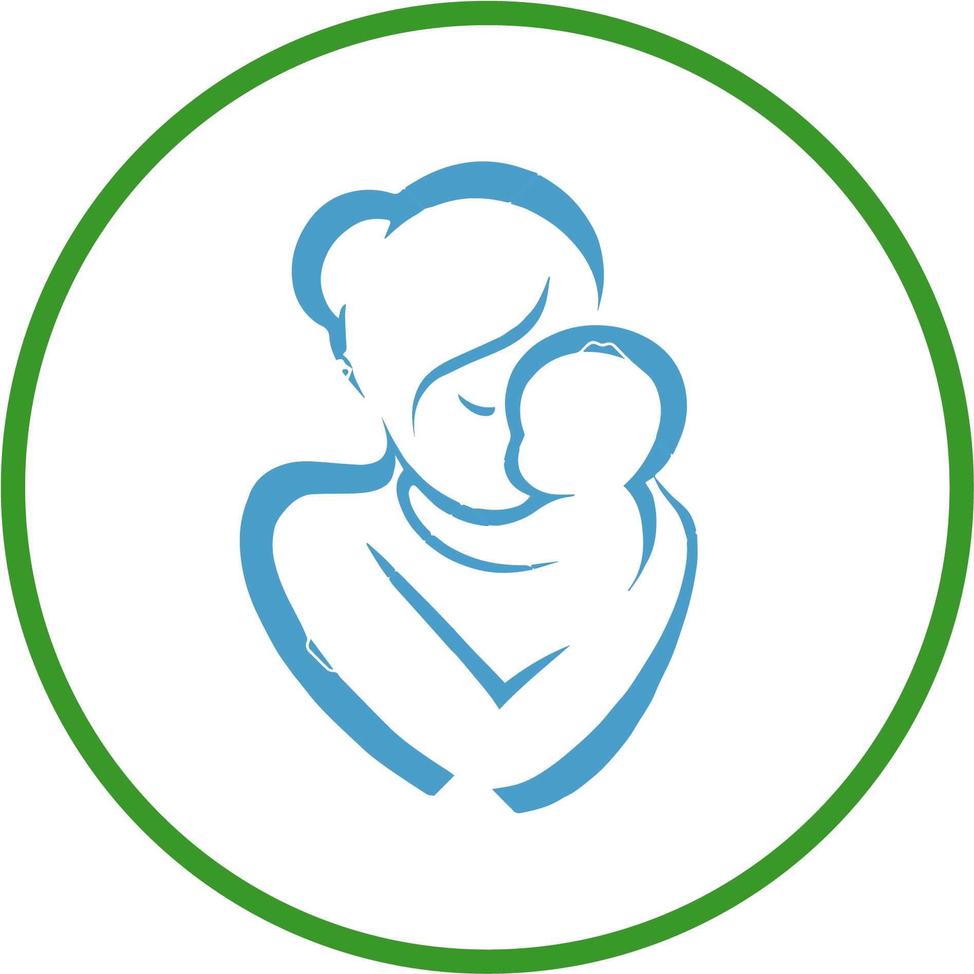 Exclusive Breastfeeding - Mães E Filhos Vetor (2083x2083)