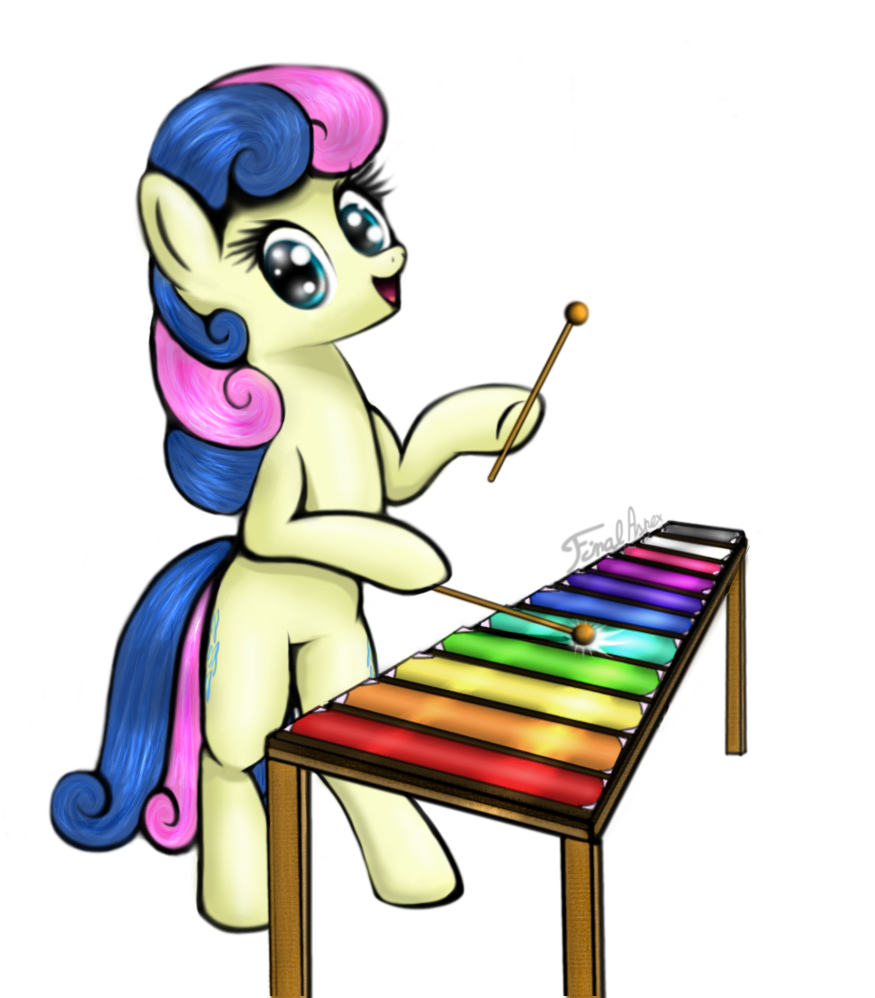 Finalaspex, Bon Bon, Instrument, Safe, Smiling, Solo, - Cartoon (1000x1000)