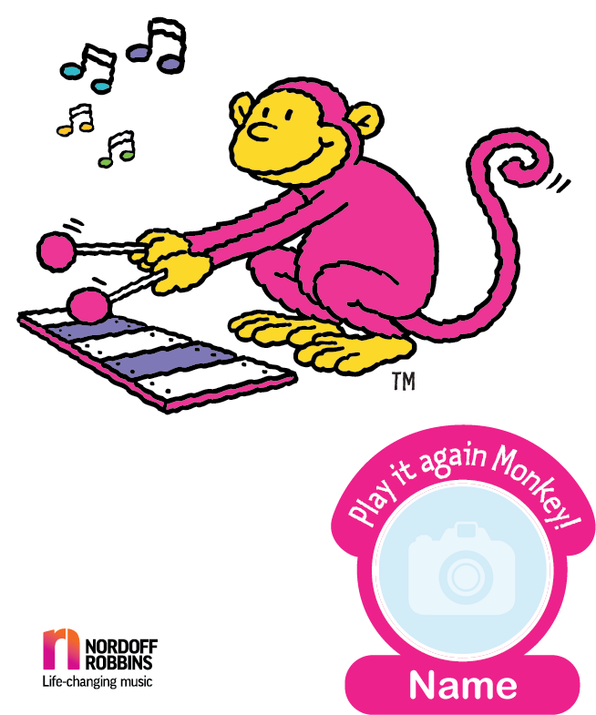Monkey Music T-shirt - Cartoon (679x850)