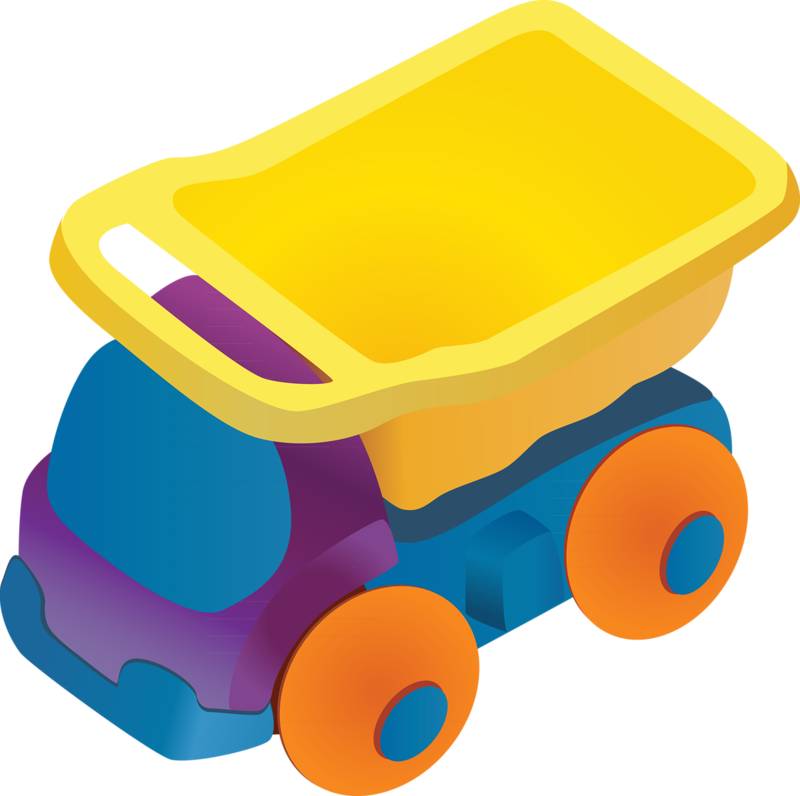 Clipart Freeuse Library Free For Download On Rpelm - Toy Truck Rectangle Magnet (800x796)