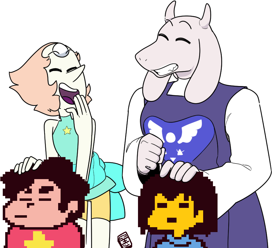Oh, Sometimes I Dream Of The Places I've Been, The - Undertale X Steven Universe (1044x879)