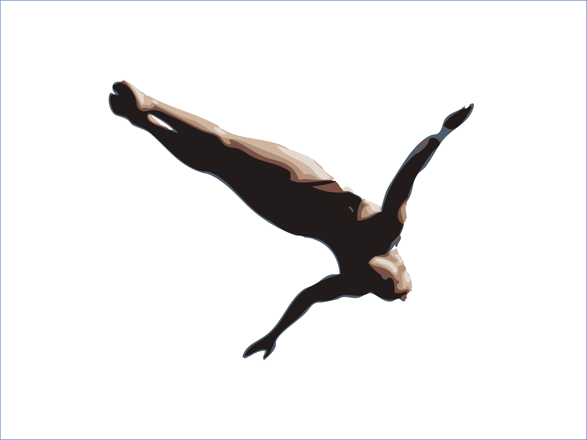 Three Divers - Diving (2000x1501)
