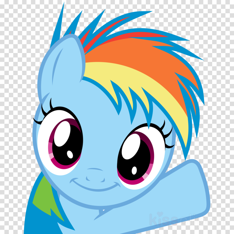 Download Mlp Mase Kecil Clipart Rainbow Dash Pony Rarity - Red Colour (900x900)