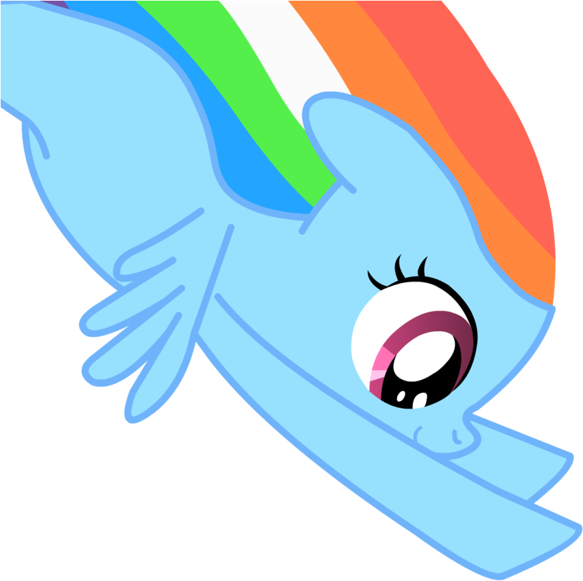 Miketheuser, Female, Filly, Filly Rainbow Dash, Flying, - Rainbow Dash (951x1024)